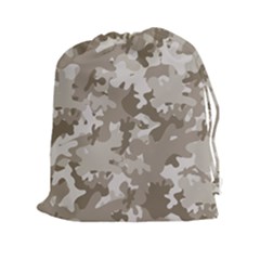 Tan Army Camouflage Drawstring Pouch (2xl) by mccallacoulture