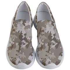 Tan Army Camouflage Women s Lightweight Slip Ons by mccallacoulture