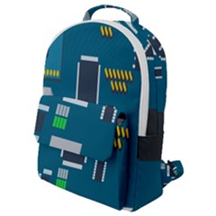 Amphisbaena Two Platform Dtn Node Vector File Flap Pocket Backpack (small) by Sapixe