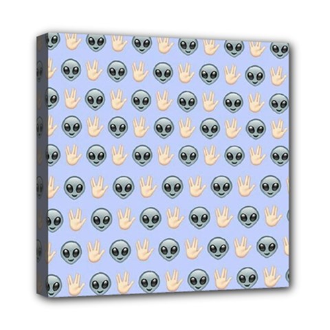 Alien Pattern Mini Canvas 8  X 8  (stretched) by Sapixe