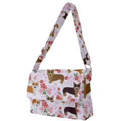 Corgis Corgi Pattern Full Print Messenger Bag (s) by Sapixe