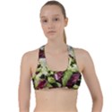 Salad Lettuce Vegetable Criss Cross Racerback Sports Bra View1