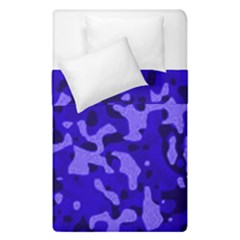 Army Blue Duvet Cover Double Side (single Size) by myuique