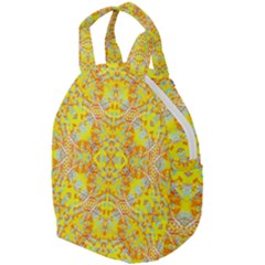 Vivid Warm Ornate Pattern Travel Backpacks by dflcprintsclothing