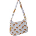 PIZZA PATTERN Zip Up Shoulder Bag View1