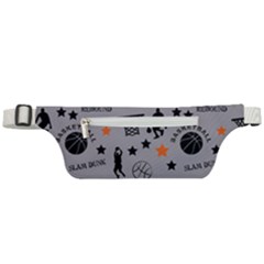 Slam Dunk Basketball Gray Active Waist Bag by mccallacoulturesports