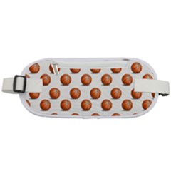 Orange Basketballs Rounded Waist Pouch by mccallacoulturesports