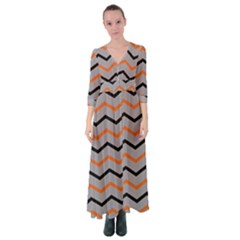 Basketball Thin Chevron Button Up Maxi Dress by mccallacoulturesports