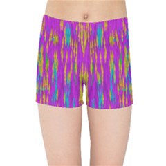 Festive Rainbow, Season To Wear Popart Kids  Sports Shorts by pepitasart