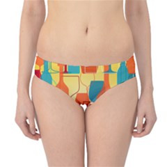 I Love Wine Hipster Bikini Bottoms by designsbymallika