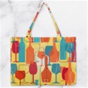 i love wine Zipper Medium Tote Bag View1