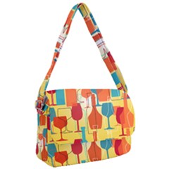 I Love Wine Courier Bag by designsbymallika