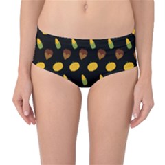 Pumpkin Mid-waist Bikini Bottoms by designsbymallika