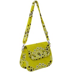 Grunge Yellow Bandana Saddle Handbag by dressshop