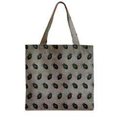 Army Green Hand Grenades Zipper Grocery Tote Bag by McCallaCoultureArmyShop