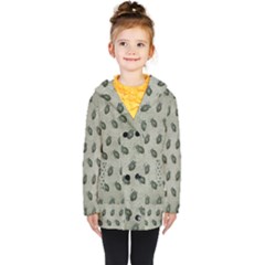 Army Green Hand Grenades Kids  Double Breasted Button Coat by McCallaCoultureArmyShop