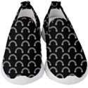 Pattern Arc en ciel/Nuages Kids  Slip On Sneakers View1