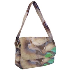 Close Up Mushroom Abstract Courier Bag by Fractalsandkaleidoscopes