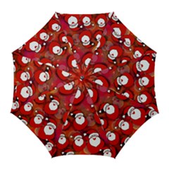 Santa Clause Golf Umbrellas by HermanTelo