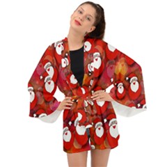 Santa Clause Long Sleeve Kimono by HermanTelo