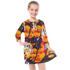 Consolation Before Battle 1 1 Kids  Quarter Sleeve Shirt Dress by bestdesignintheworld