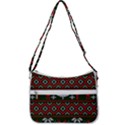 Christmas Pattern Knitted Design Zip Up Shoulder Bag View3