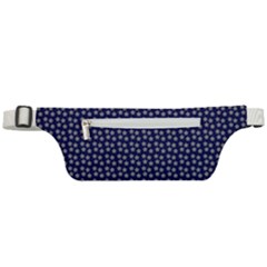 Grey Star Navy Blue Active Waist Bag by snowwhitegirl