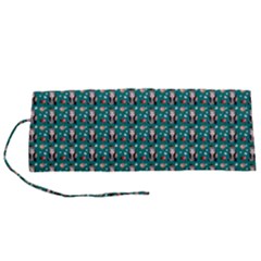 Chrix Pat Teal Roll Up Canvas Pencil Holder (s) by snowwhitegirl