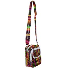 Illustrations Star Bands Wallpaper Shoulder Strap Belt Bag by HermanTelo