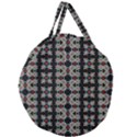 Illustrations Texture Giant Round Zipper Tote View1