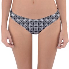 Pattern Formes Ronds Noir/blanc Reversible Hipster Bikini Bottoms by kcreatif