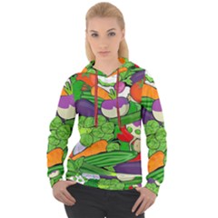 Vegetables Bell Pepper Broccoli Women s Overhead Hoodie by HermanTelo