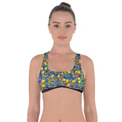 Clown World Pepe The Frog Honkhonk Meme Kekistan Funny Pattern Blue  Got No Strings Sports Bra by snek