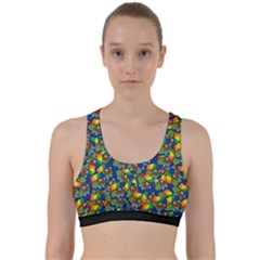 Clown World Pepe The Frog Honkhonk Meme Kekistan Funny Pattern Blue  Back Weave Sports Bra by snek