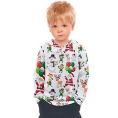 Seamless Pattern Christmas Kids  Overhead Hoodie by Vaneshart