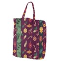 Christmas Pattern Collection Flat Design Giant Grocery Tote View2