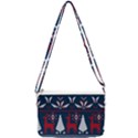 Knitted Christmas Pattern Double Gusset Crossbody Bag View2