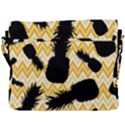 Ananas Chevrons Noir/Jaune Buckle Messenger Bag View3