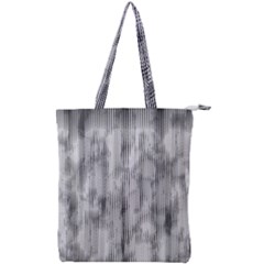 Abstrait Texture Gris/noir Double Zip Up Tote Bag by kcreatif