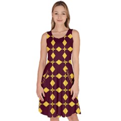 Df Riona Eclance Knee Length Skater Dress With Pockets by deformigo