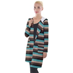 Stripey 1 Hooded Pocket Cardigan by anthromahe