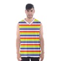 Stripey 2 Men s Basketball Tank Top View1