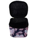 Navy Floral Hearts Make Up Travel Bag (Small) View3