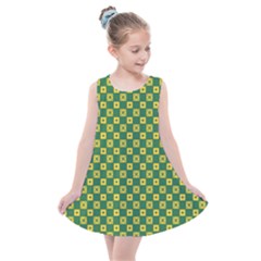 Df Green Domino Kids  Summer Dress by deformigo