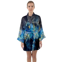 Luminescence Long Sleeve Satin Kimono by CKArtCreations