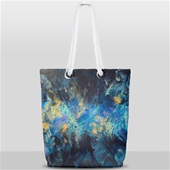 Luminescence Full Print Rope Handle Tote (small) by CKArtCreations