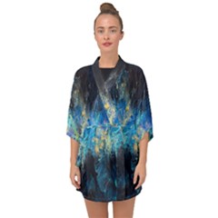 Luminescence Half Sleeve Chiffon Kimono by CKArtCreations