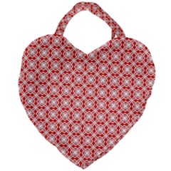 Df Persimmon Giant Heart Shaped Tote by deformigo