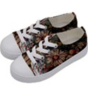 Old Embroidery 1 1 Kids  Low Top Canvas Sneakers View2