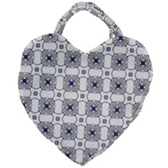 Df Snowland Giant Heart Shaped Tote by deformigo